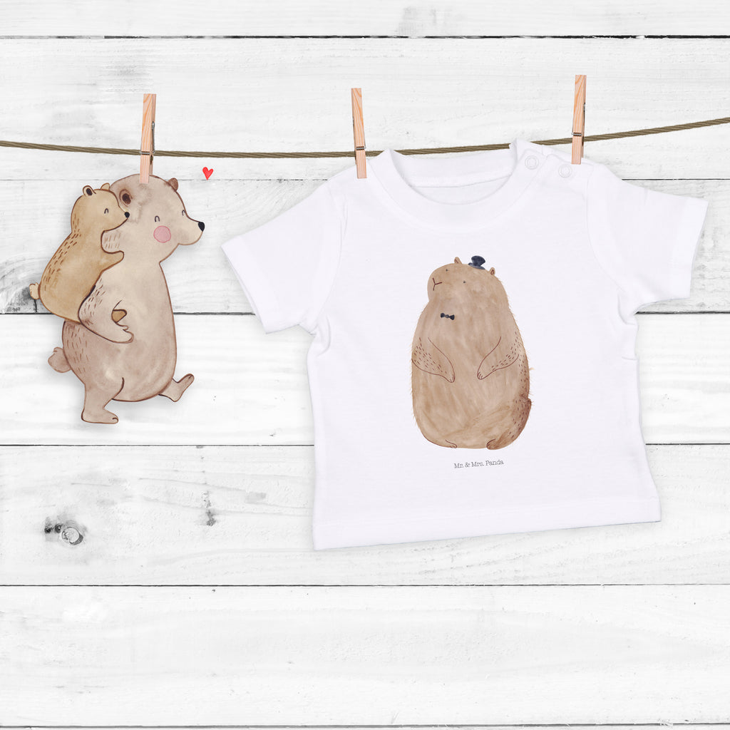 Baby T-Shirt Murmeltier Murmeltier, Knigge, Fröhlichkeit, Freundlichkeit, Respekt, Anstand,  Mädchen,Jungen,Unisex,Motiv,Baby T-Shirt,Kurzarm  süße Tiermotive, gute Laune, lustige Sprüche, Tiere