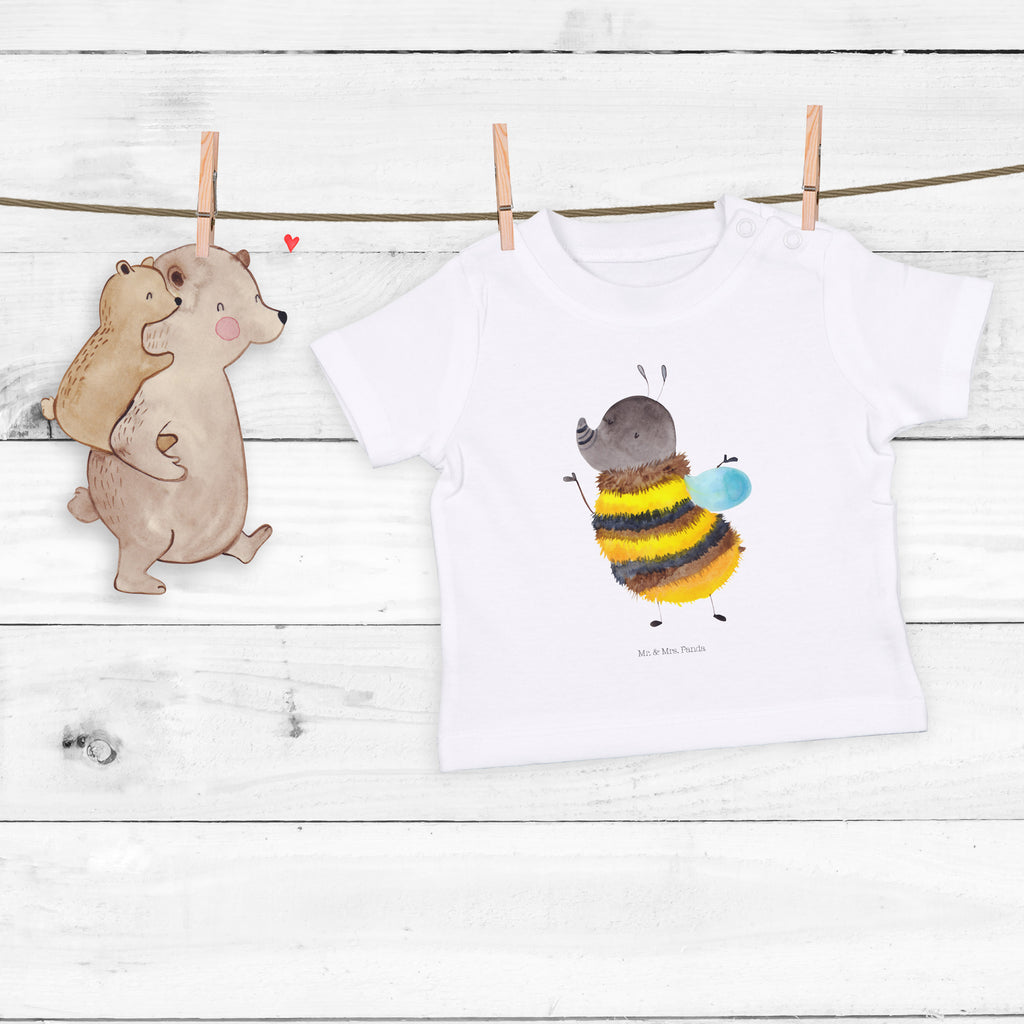 Baby T-Shirt Hummel flauschig Hummel, Flauschig, Biene, Blume, Natur Mädchen,Jungen,Unisex,Motiv,Baby T-Shirt,Kurzarm  süße Tiermotive, gute Laune, lustige Sprüche, Tiere