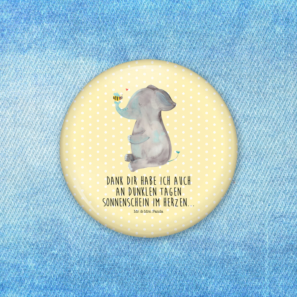 Button Elefant & Biene