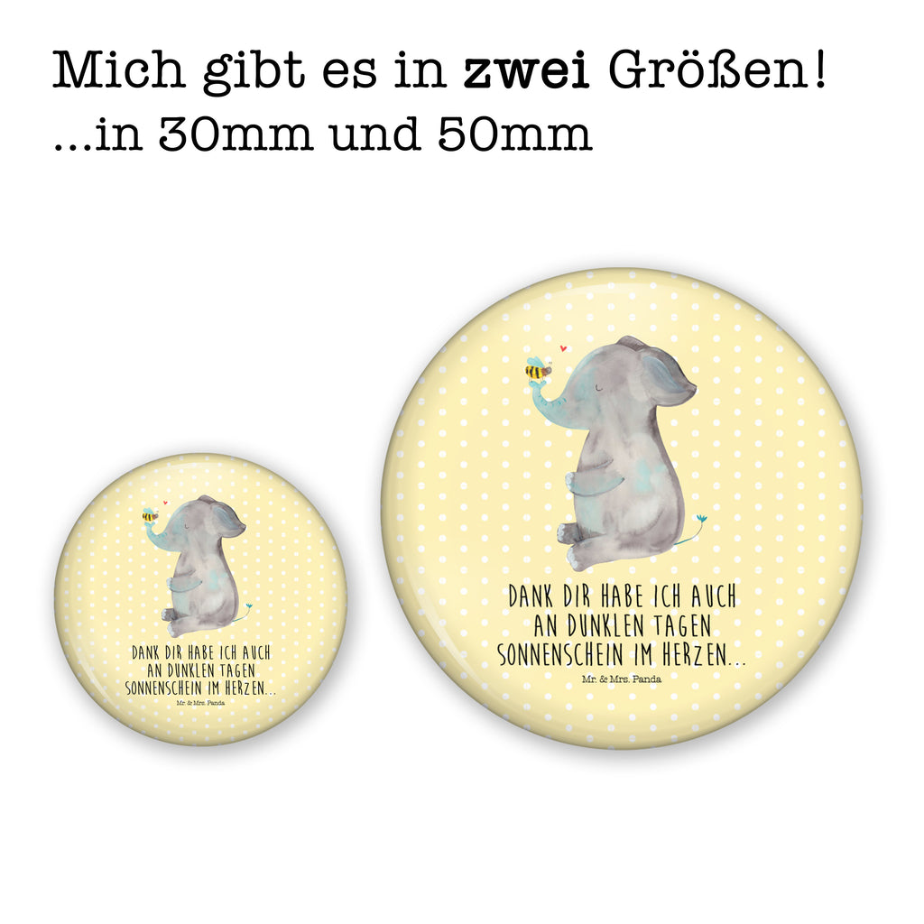 Button Elefant & Biene
