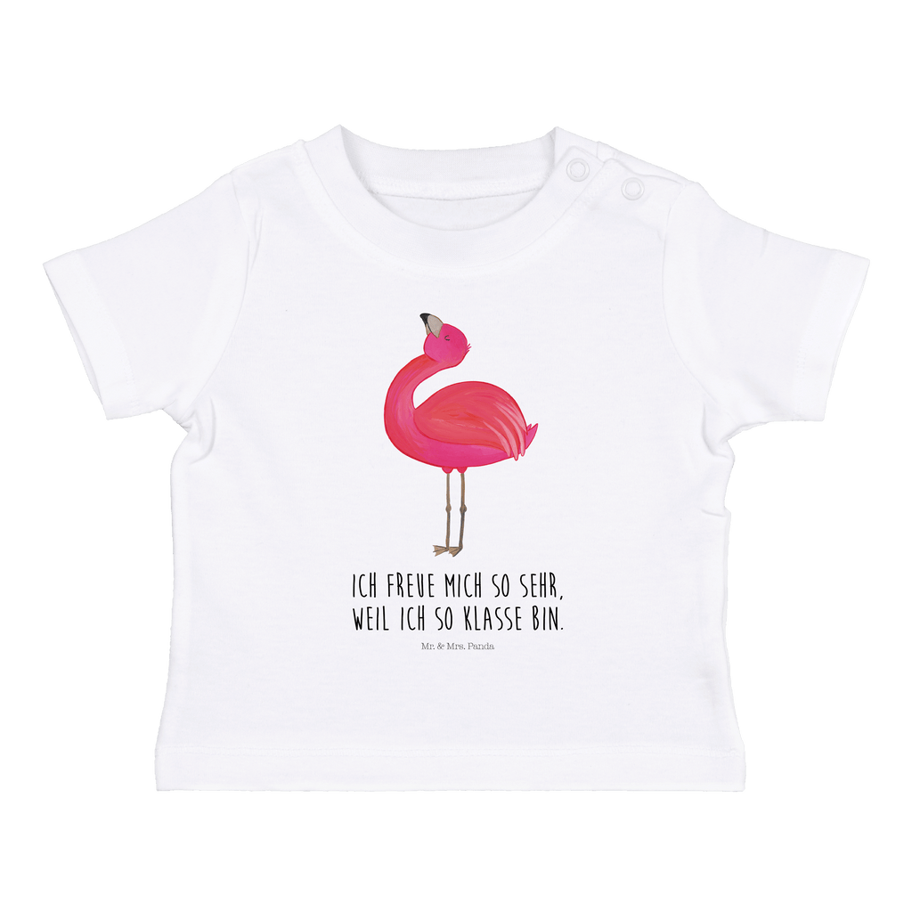 Baby T-Shirt Flamingo stolz Flamingo, stolz, Freude, Selbstliebe, Selbstakzeptanz, Freundin, beste Freundin, Tochter, Mama, Schwester, Mädchen, Jungen, Unisex, Motiv ,Baby T-Shirt, Kurzarm, Shirt, Baby  Flamingo