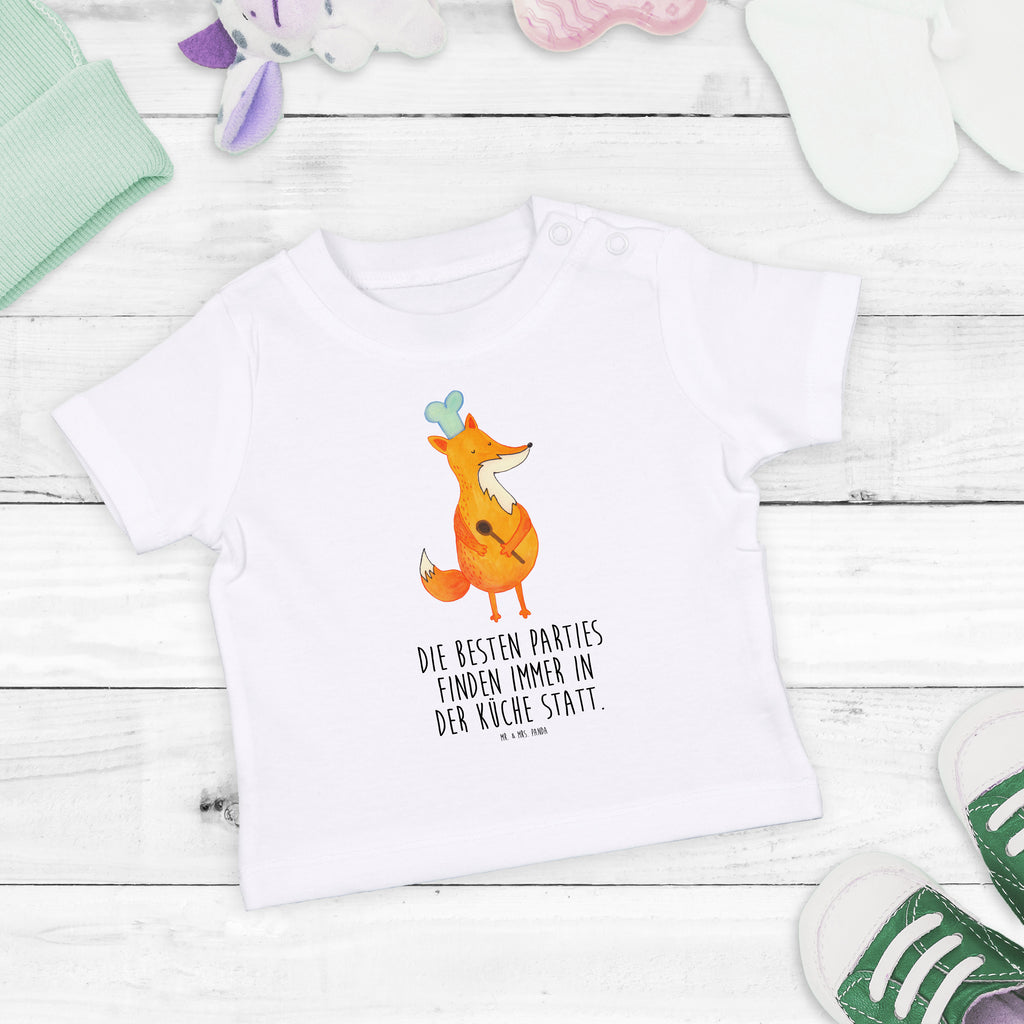 Baby T-Shirt Fuchs Koch Fuchs, Füchse, Koch Geschenk, Küche Spruch, Küche Deko, Köche, Bäcker, Party Spruch, Spruch lustig, witzig Mädchen,Jungen,Unisex,Motiv,Baby T-Shirt,Kurzarm  Fuchs