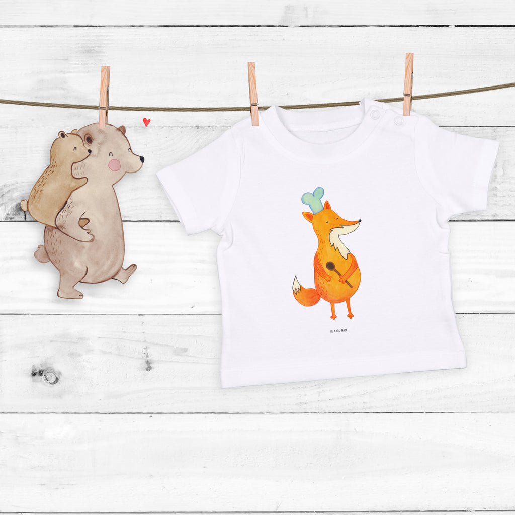 Baby T-Shirt Fuchs Koch Fuchs, Füchse, Koch Geschenk, Küche Spruch, Küche Deko, Köche, Bäcker, Party Spruch, Spruch lustig, witzig Mädchen,Jungen,Unisex,Motiv,Baby T-Shirt,Kurzarm  Fuchs