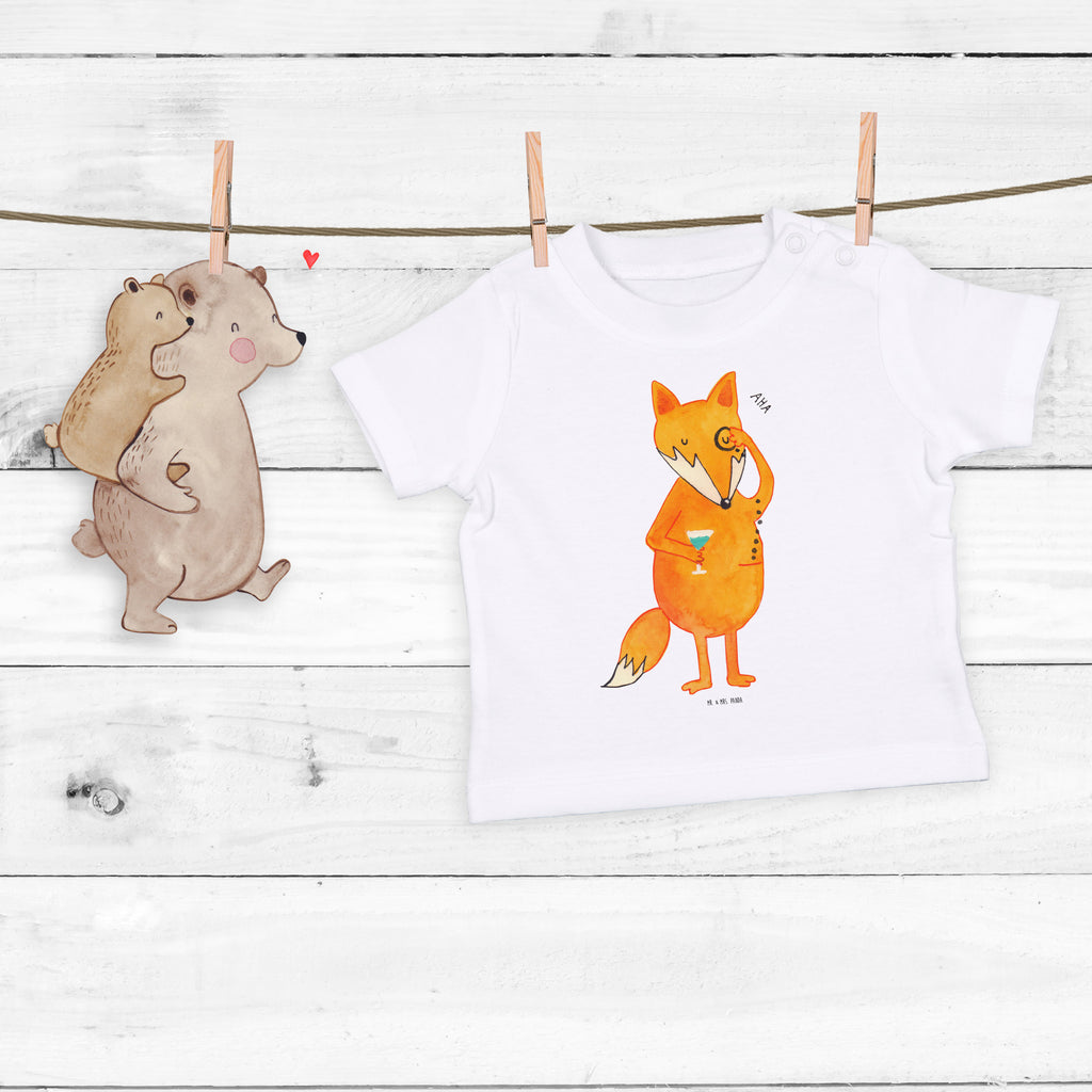 Baby T-Shirt Fuchs Lord Fuchs, Füchse, tröstende Worte, Spruch lustig, Liebeskummer Geschenk, Motivation Spruch, Problemlösung Mädchen,Jungen,Unisex,Motiv,Baby T-Shirt,Kurzarm  Fuchs