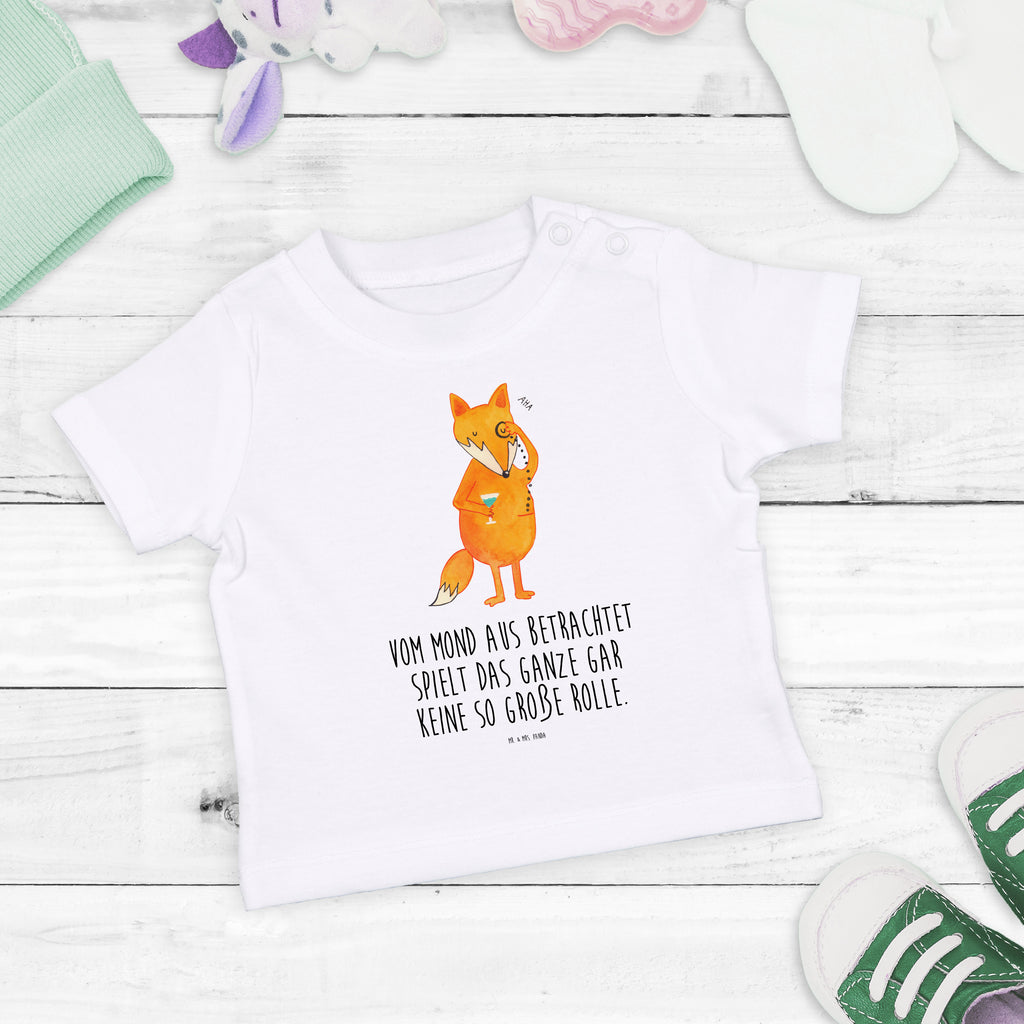 Baby T-Shirt Fuchs Lord Fuchs, Füchse, tröstende Worte, Spruch lustig, Liebeskummer Geschenk, Motivation Spruch, Problemlösung Mädchen,Jungen,Unisex,Motiv,Baby T-Shirt,Kurzarm  Fuchs