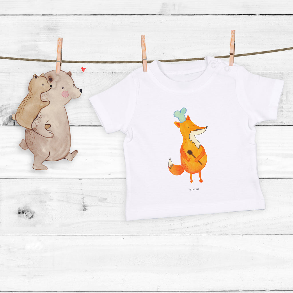 Baby T-Shirt Fuchs Koch Fuchs, Füchse, Koch Geschenk, Küche Spruch, Küche Deko, Köche, Bäcker, Party Spruch, Spruch lustig, witzig Mädchen,Jungen,Unisex,Motiv,Baby T-Shirt,Kurzarm  Fuchs