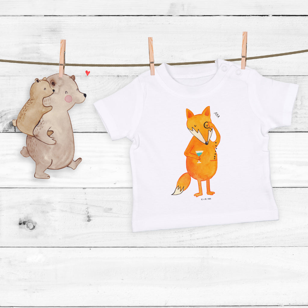 Baby T-Shirt Fuchs Lord Fuchs, Füchse, tröstende Worte, Spruch lustig, Liebeskummer Geschenk, Motivation Spruch, Problemlösung Mädchen,Jungen,Unisex,Motiv,Baby T-Shirt,Kurzarm  Fuchs