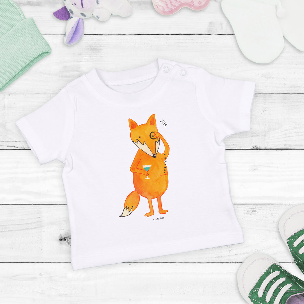 Baby T-Shirt Fuchs Lord Fuchs, Füchse, tröstende Worte, Spruch lustig, Liebeskummer Geschenk, Motivation Spruch, Problemlösung Mädchen,Jungen,Unisex,Motiv,Baby T-Shirt,Kurzarm  Fuchs