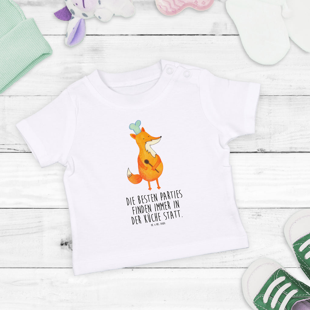 Baby T-Shirt Fuchs Koch Fuchs, Füchse, Koch Geschenk, Küche Spruch, Küche Deko, Köche, Bäcker, Party Spruch, Spruch lustig, witzig Mädchen,Jungen,Unisex,Motiv,Baby T-Shirt,Kurzarm  Fuchs