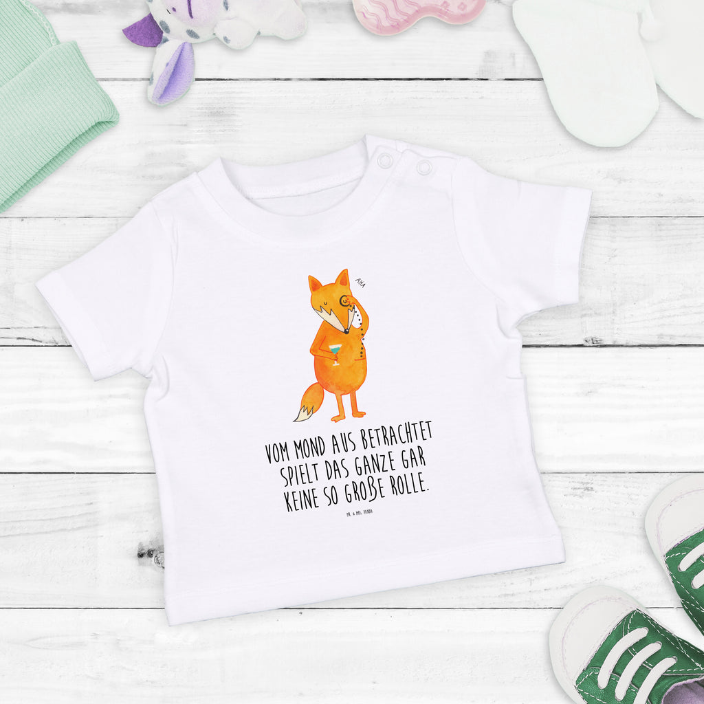 Baby T-Shirt Fuchs Lord Fuchs, Füchse, tröstende Worte, Spruch lustig, Liebeskummer Geschenk, Motivation Spruch, Problemlösung Mädchen,Jungen,Unisex,Motiv,Baby T-Shirt,Kurzarm  Fuchs