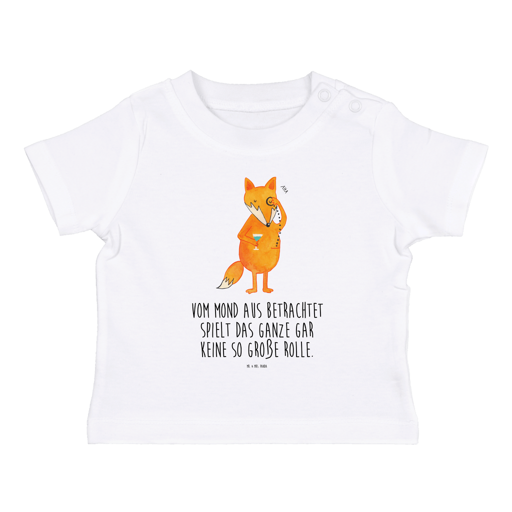 Baby T-Shirt Fuchs Lord Fuchs, Füchse, tröstende Worte, Spruch lustig, Liebeskummer Geschenk, Motivation Spruch, Problemlösung Mädchen,Jungen,Unisex,Motiv,Baby T-Shirt,Kurzarm  Fuchs