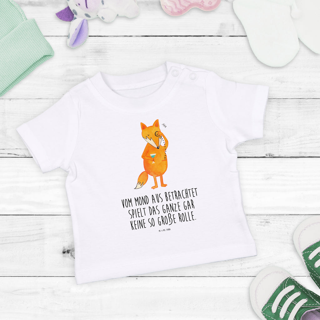 Baby T-Shirt Fuchs Lord Fuchs, Füchse, tröstende Worte, Spruch lustig, Liebeskummer Geschenk, Motivation Spruch, Problemlösung Mädchen,Jungen,Unisex,Motiv,Baby T-Shirt,Kurzarm  Fuchs
