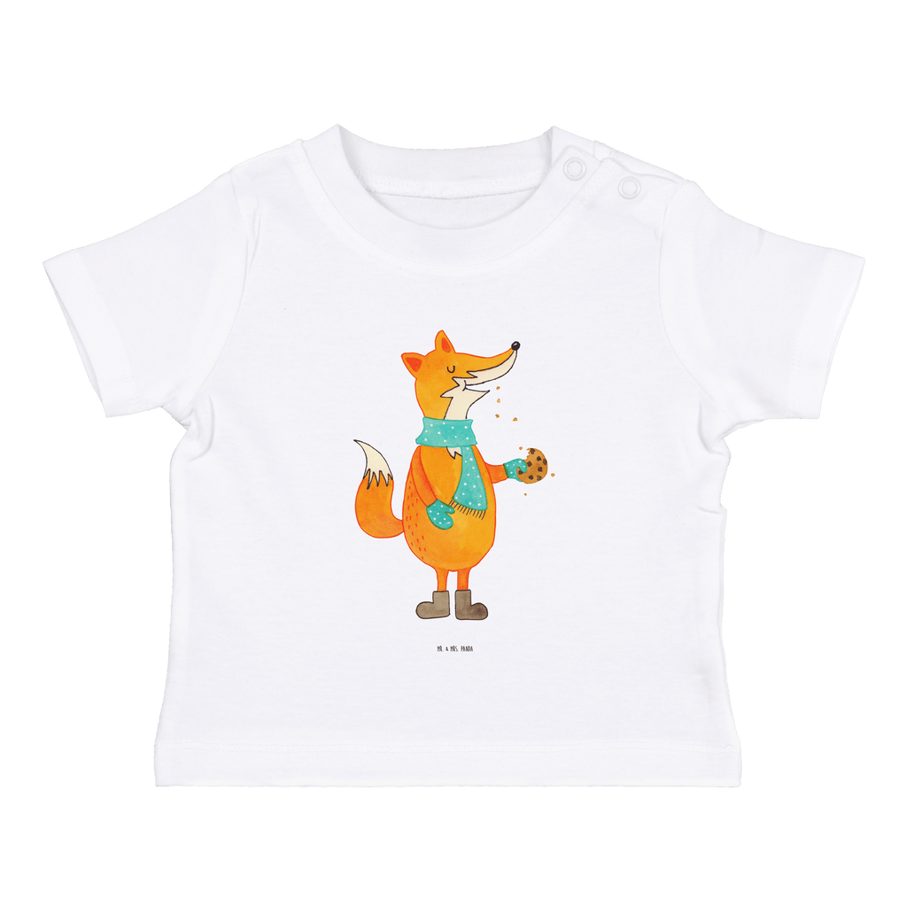 Baby T-Shirt Fuchs Keks Fuchs, Füchse, Backen Spruch, Kekse, Winter, Weihnachtszeit, Geschenk Weihnachten, Plätzchen, Liebe, Küche Deko Mädchen,Jungen,Unisex,Motiv,Baby T-Shirt,Kurzarm  Fuchs