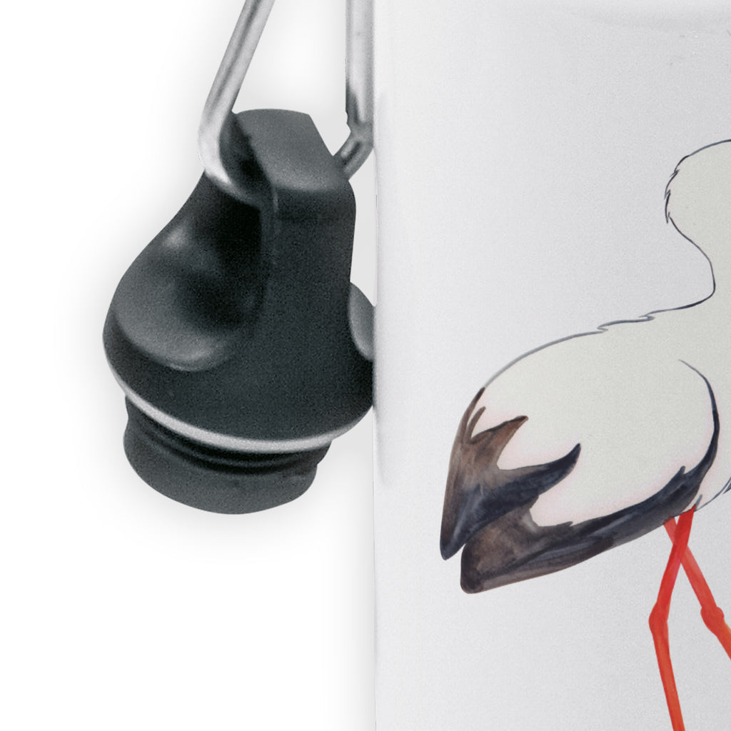 Kindertrinkflasche Storch Kindertrinkflasche, Kinder Trinkflasche, Trinkflasche, Flasche, Kinderflasche, Kinder, Kids, Kindergarten Flasche, Grundschule, Jungs, Mädchen, Tiermotive, Gute Laune, lustige Sprüche, Tiere, Storch, Störche, Schwangerschaft, Geburt, Mutter, Mütter, Mutter werden, Schwanger, Babybauch, Baby
