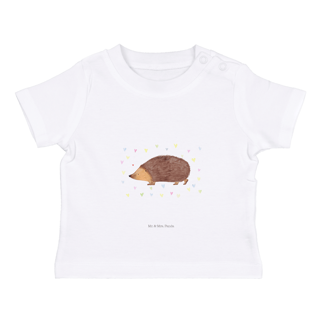 Baby T-Shirt Igel Herzen Liebe, Herz, Herzen, Igel, Vertrauen, Kuss, Leben Mädchen,Jungen,Unisex,Motiv,Baby T-Shirt,Kurzarm  süße Tiermotive, gute Laune, lustige Sprüche, Tiere