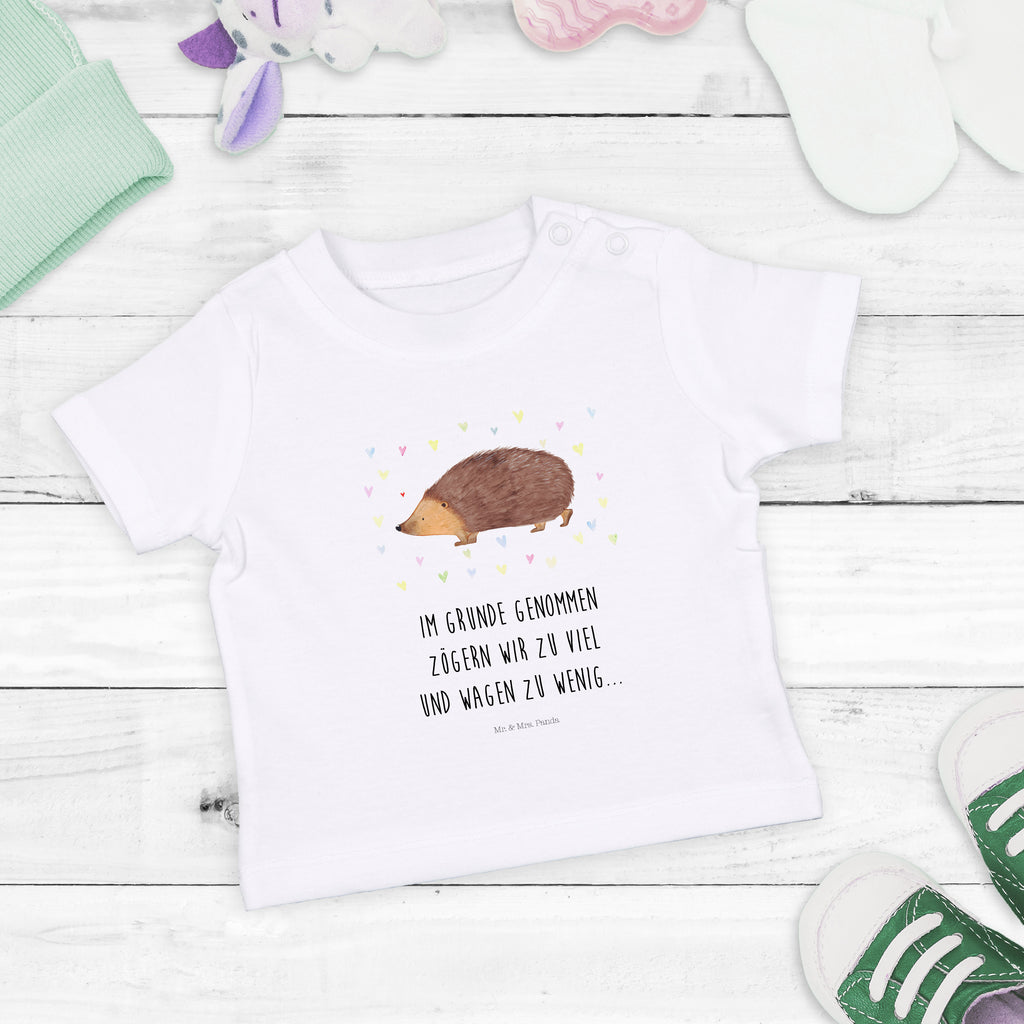 Baby T-Shirt Igel Herzen Liebe, Herz, Herzen, Igel, Vertrauen, Kuss, Leben Mädchen,Jungen,Unisex,Motiv,Baby T-Shirt,Kurzarm  süße Tiermotive, gute Laune, lustige Sprüche, Tiere