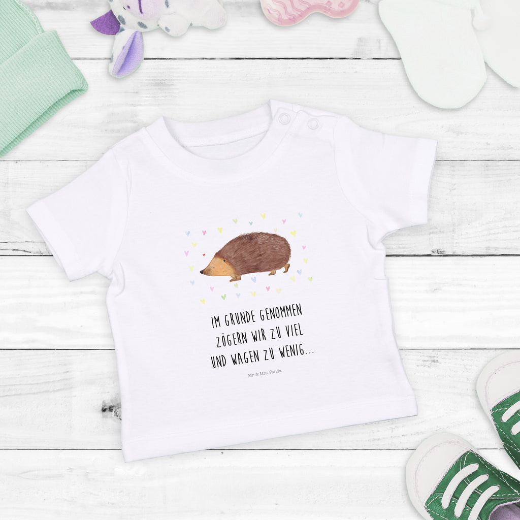 Baby T-Shirt Igel Herzen Liebe, Herz, Herzen, Igel, Vertrauen, Kuss, Leben Mädchen,Jungen,Unisex,Motiv,Baby T-Shirt,Kurzarm  süße Tiermotive, gute Laune, lustige Sprüche, Tiere