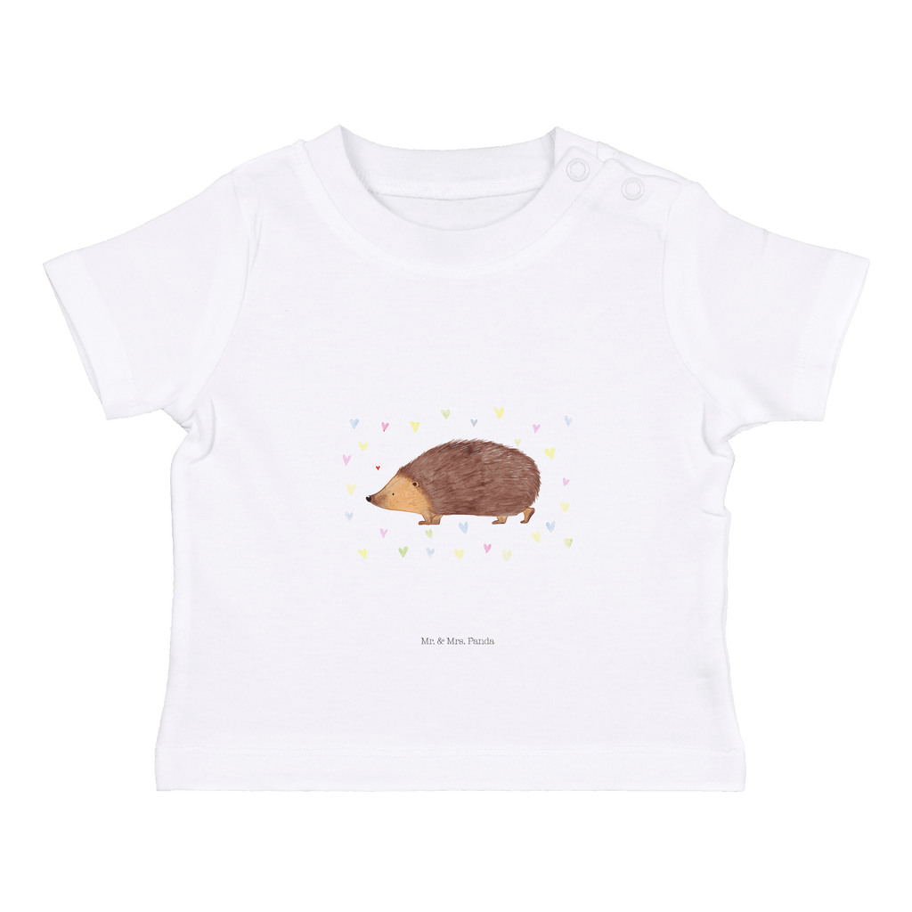 Baby T-Shirt Igel Herzen Liebe, Herz, Herzen, Igel, Vertrauen, Kuss, Leben Mädchen,Jungen,Unisex,Motiv,Baby T-Shirt,Kurzarm  süße Tiermotive, gute Laune, lustige Sprüche, Tiere