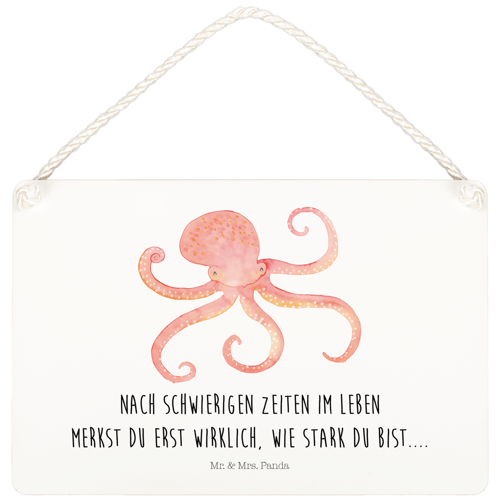 Deko Schild Tintenfisch Meer, Meerestier, Krake, Tintenfisch, Arme, Wasser, Ozean Schild, Türschild, Holzschild, Wandschild, Wanddeko  süße Tiermotive, gute Laune, lustige Sprüche, Tiere