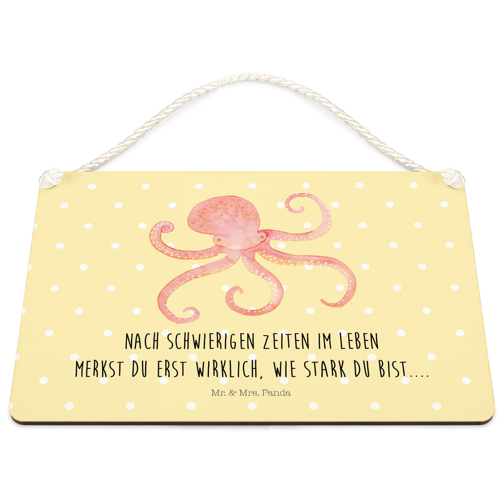 Deko Schild Tintenfisch Meer, Meerestier, Krake, Tintenfisch, Arme, Wasser, Ozean Schild, Türschild, Holzschild, Wandschild, Wanddeko  süße Tiermotive, gute Laune, lustige Sprüche, Tiere