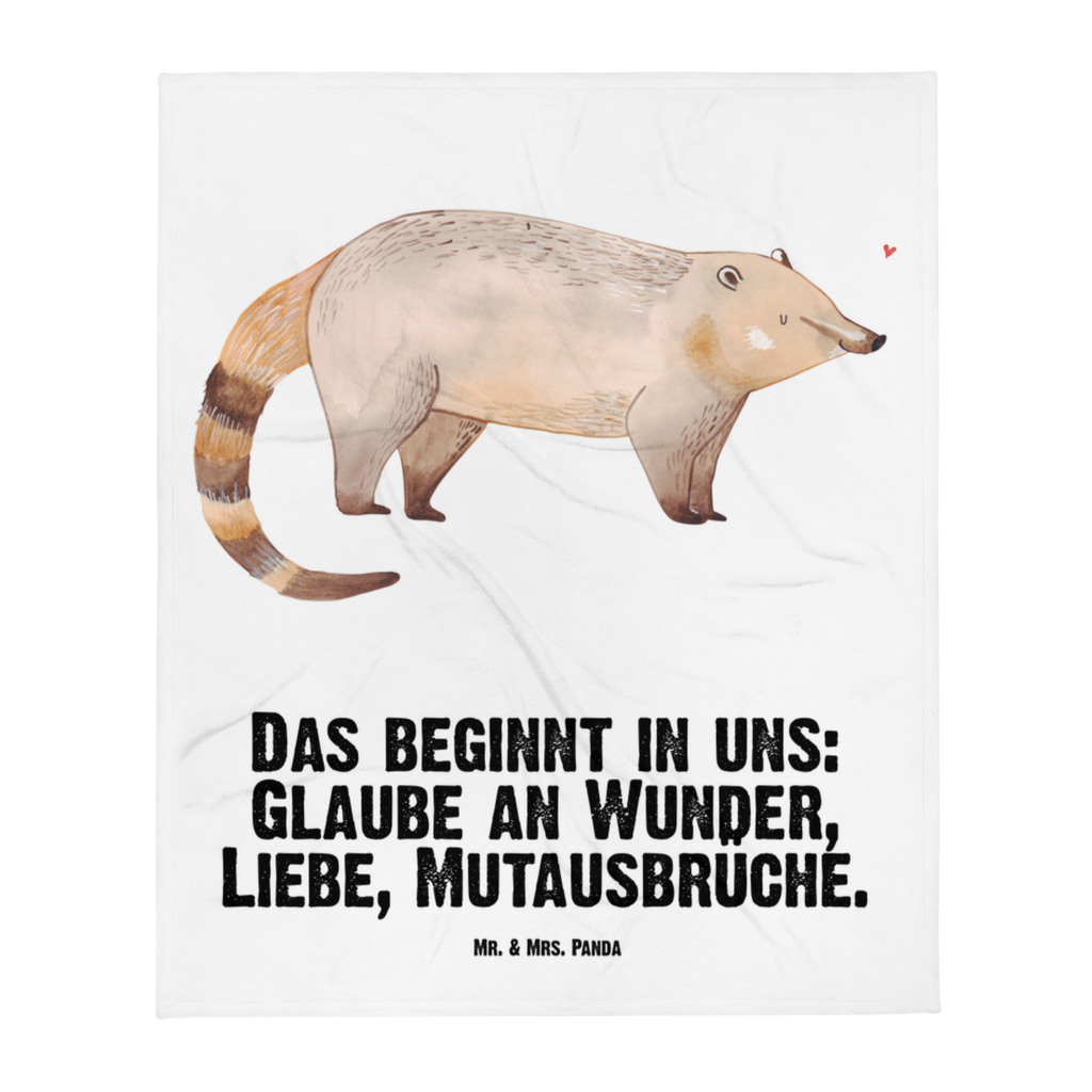 Babydecke Nasenbär Nasenbär, Nasenbären, Rüsselbär, Bär, Babydecke, Babygeschenk, Geschenk Geburt, Babyecke Kuscheldecke, Krabbeldecke  süße Tiermotive, gute Laune, lustige Sprüche, Tiere