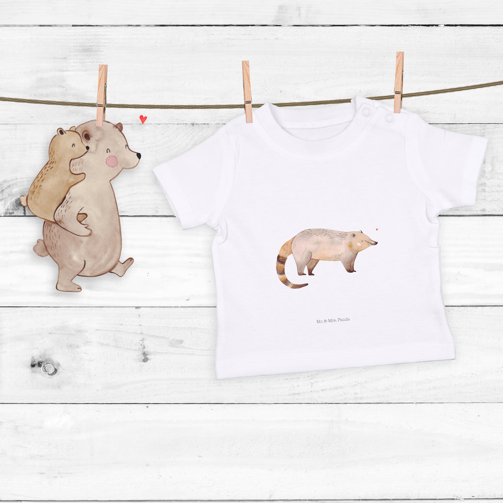Baby T-Shirt Nasenbär Nasenbär, Nasenbären, Rüsselbär, Bär, Mädchen,Jungen,Unisex,Motiv,Baby T-Shirt,Kurzarm  süße Tiermotive, gute Laune, lustige Sprüche, Tiere