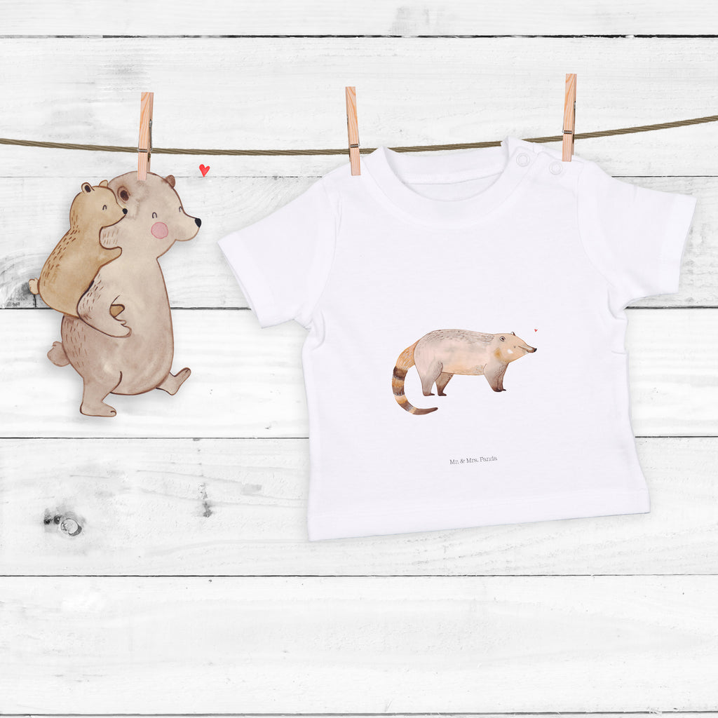 Baby T-Shirt Nasenbär Nasenbär, Nasenbären, Rüsselbär, Bär, Mädchen,Jungen,Unisex,Motiv,Baby T-Shirt,Kurzarm  süße Tiermotive, gute Laune, lustige Sprüche, Tiere