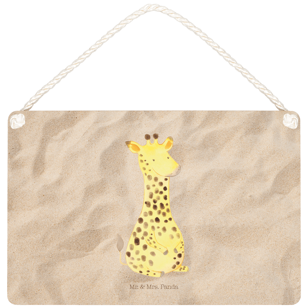 Deko Schild Giraffe Zufrieden Giraffe, Afrika, Zufrieden, Glück, Abenteuer Schild, Türschild, Holzschild, Wandschild, Wanddeko  Afrika, Wildtiere