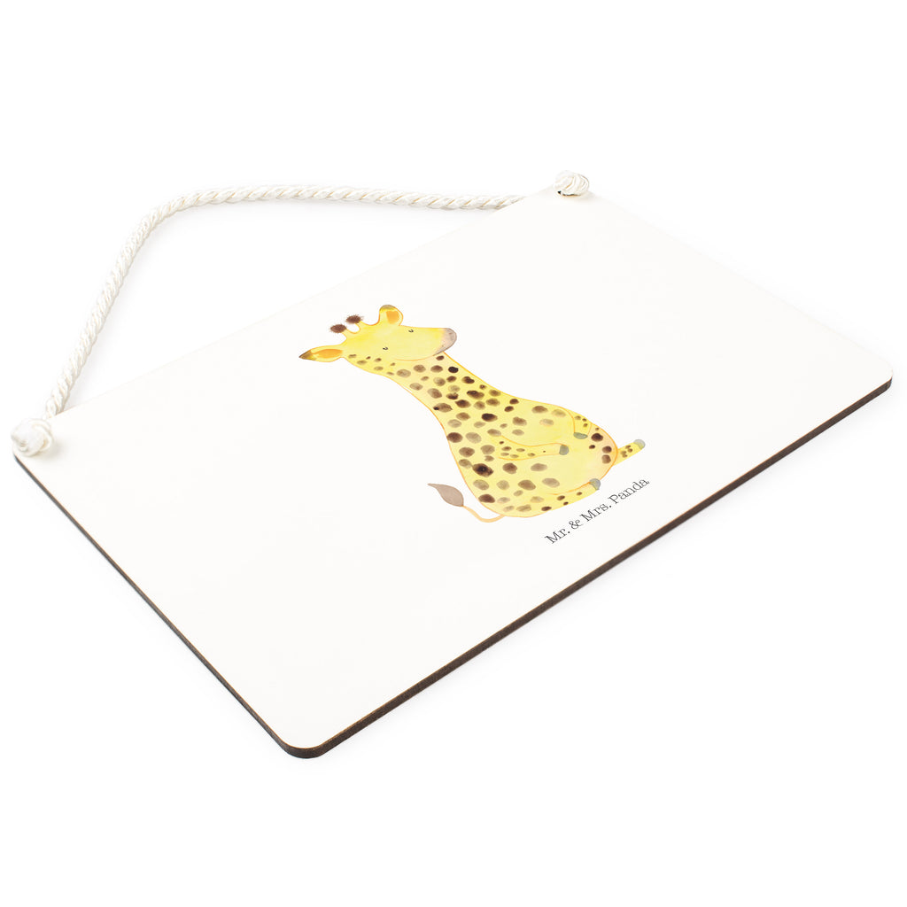 Deko Schild Giraffe Zufrieden Giraffe, Afrika, Zufrieden, Glück, Abenteuer Schild, Türschild, Holzschild, Wandschild, Wanddeko  Afrika, Wildtiere