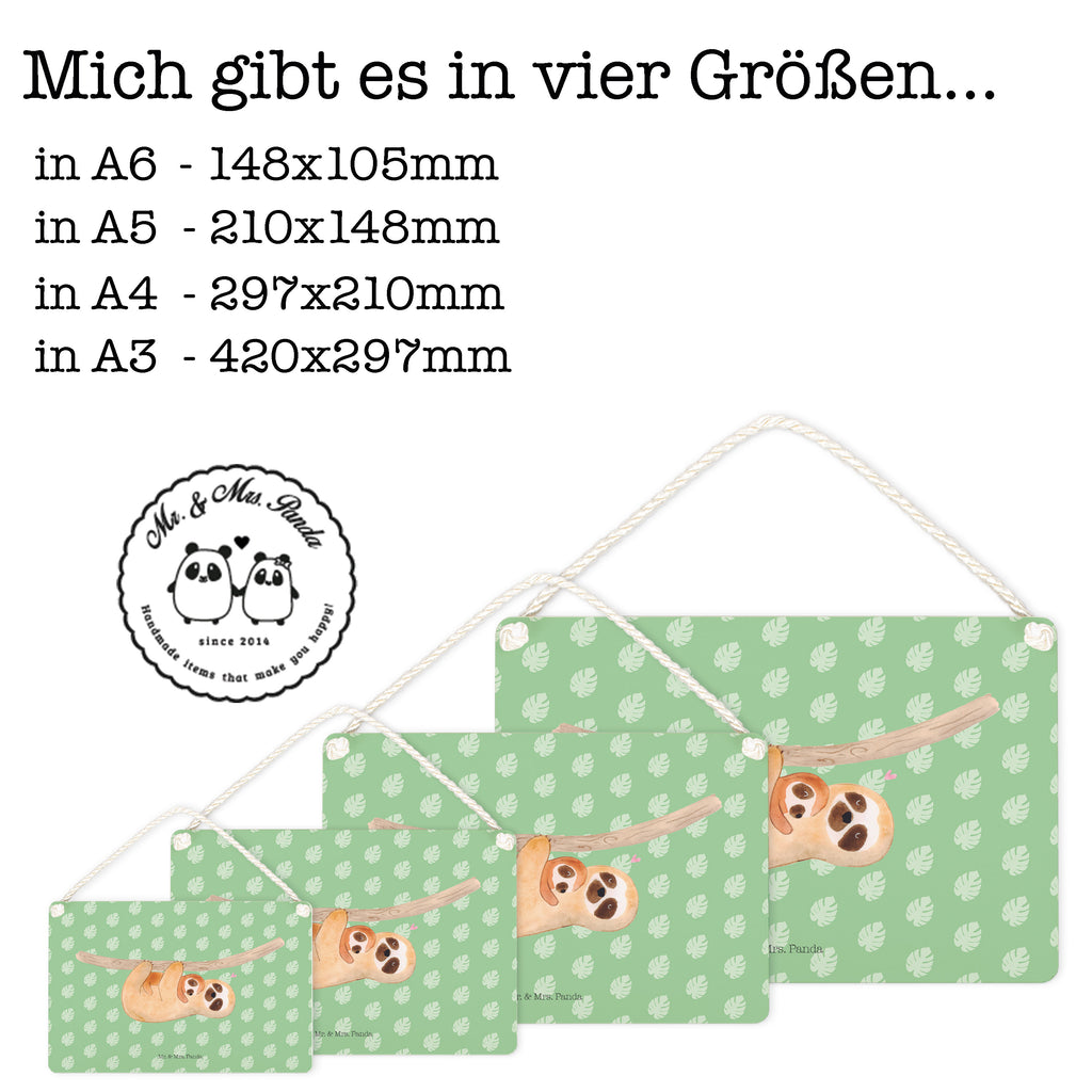 Deko Schild Faultier mit Kind Faultier, Kind, Baby, Liebe, Mutter, Mama, Geburt Schild, Türschild, Holzschild, Wandschild, Wanddeko  Faultier, Faultier Geschenk, Faultier Deko