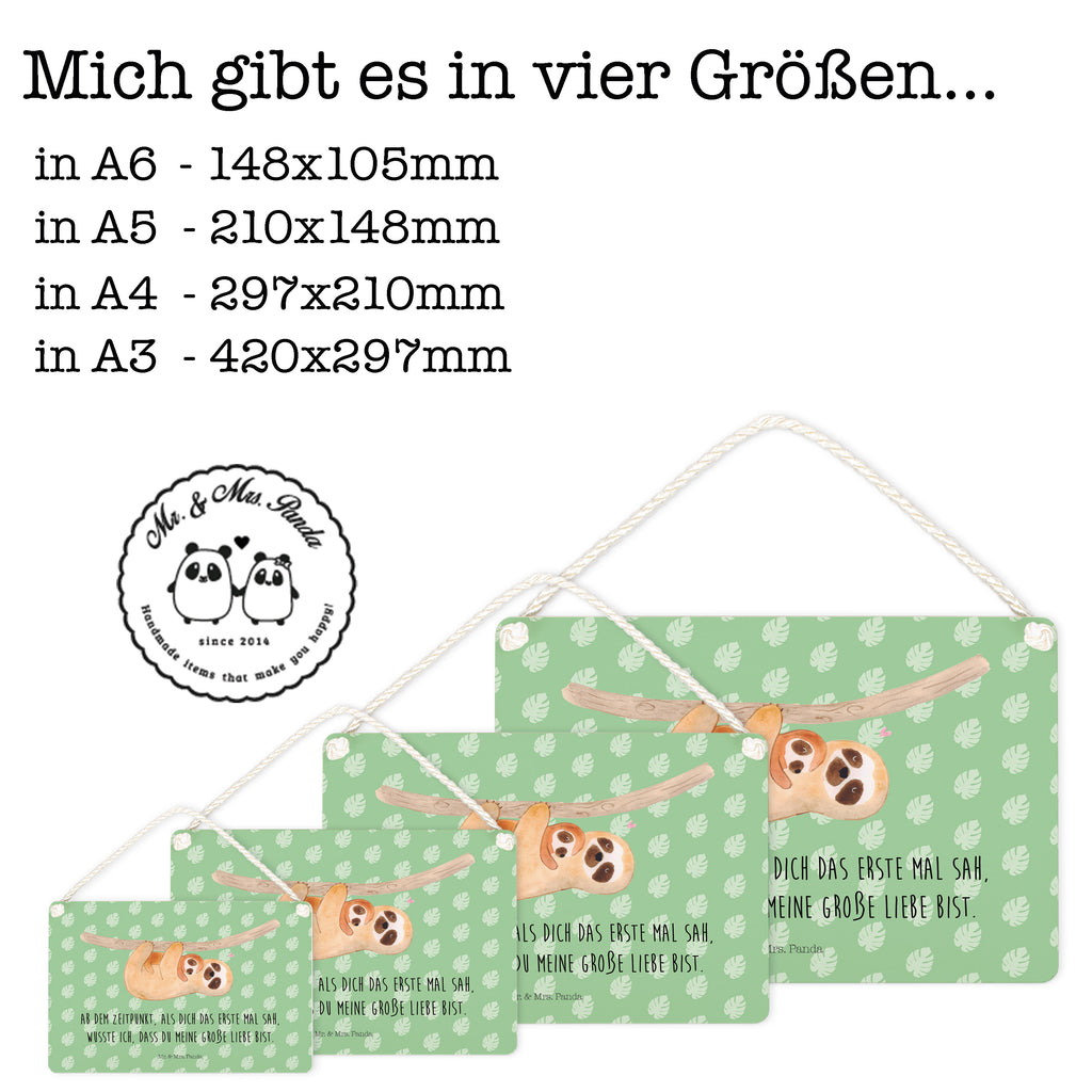 Deko Schild Faultier mit Kind Faultier, Kind, Baby, Liebe, Mutter, Mama, Geburt Schild, Türschild, Holzschild, Wandschild, Wanddeko  Faultier, Faultier Geschenk, Faultier Deko