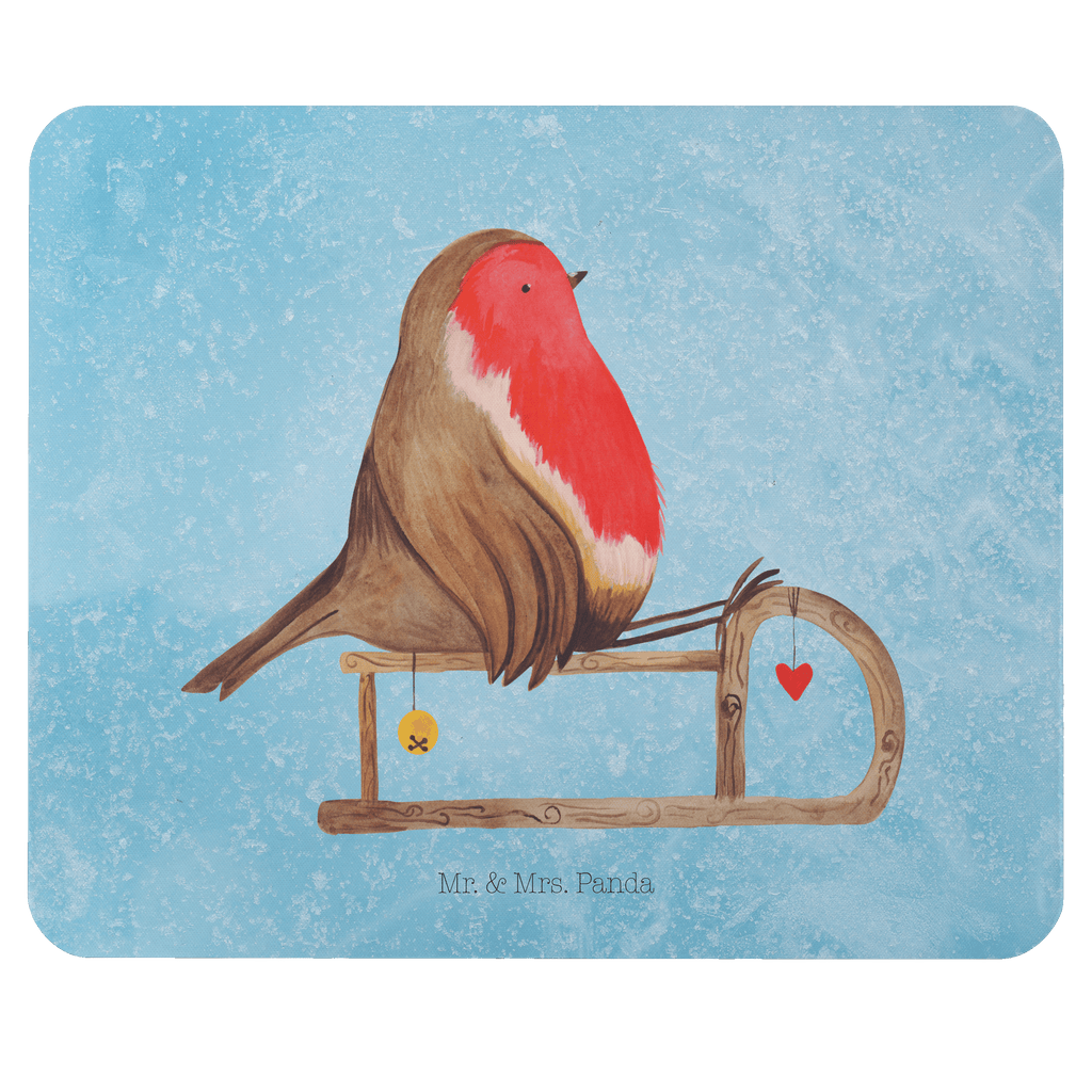 Mauspad Rotkehlchen Schlitten