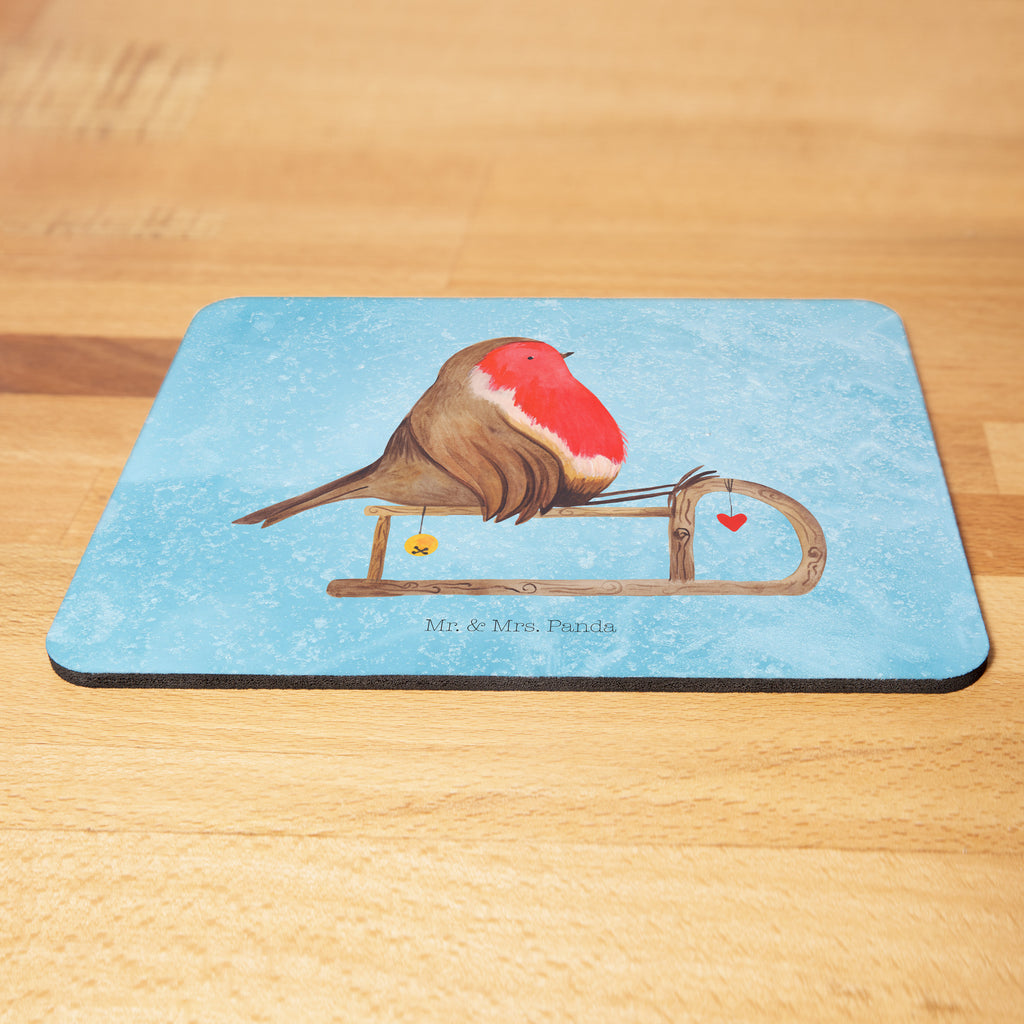 Mauspad Rotkehlchen Schlitten
