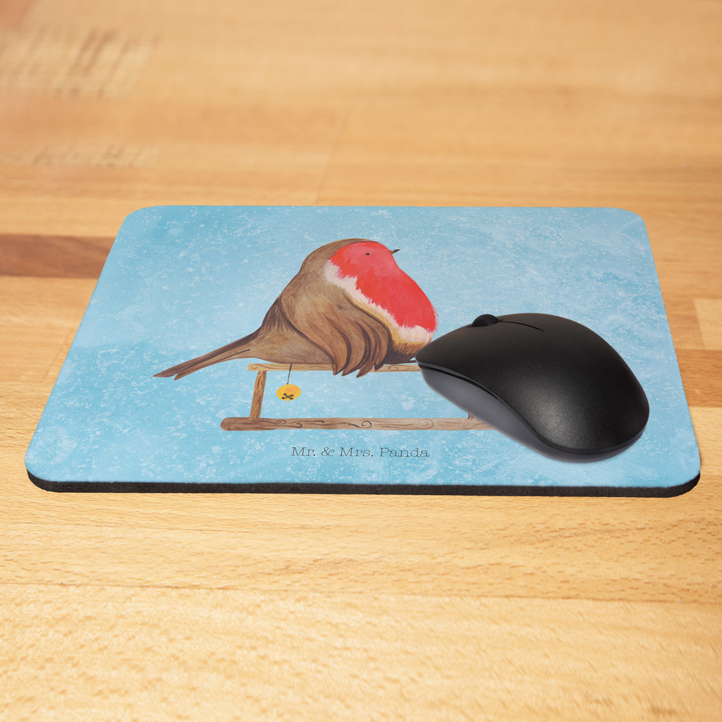 Mauspad Rotkehlchen Schlitten