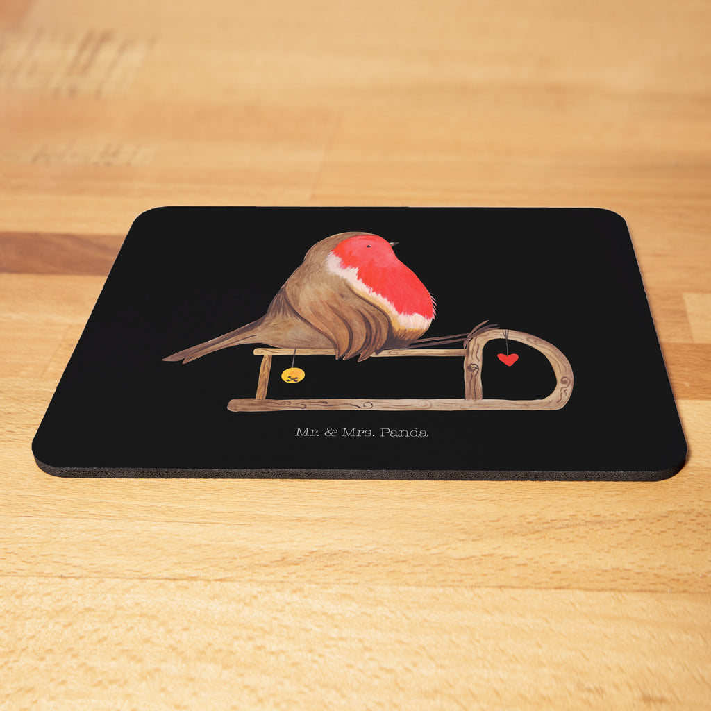 Mauspad Rotkehlchen Schlitten