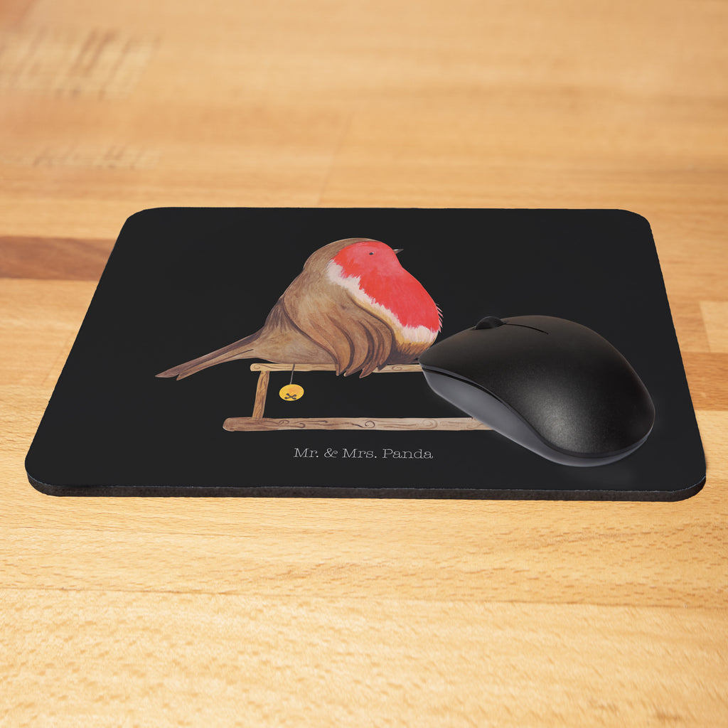 Mauspad Rotkehlchen Schlitten