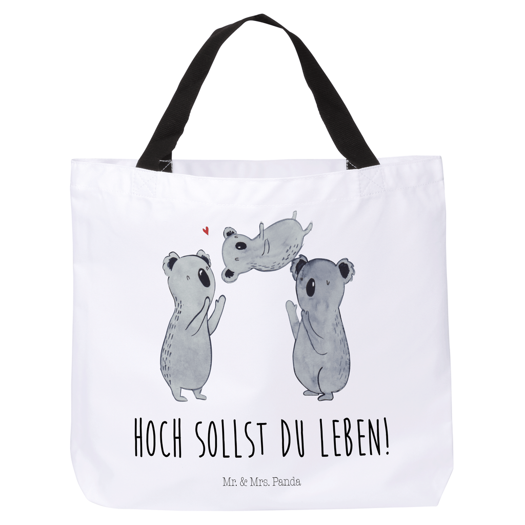 Shopper Koala Feiern Sich Koala, Familie, Geburtstag, Kind, Eltern, Herz, Liebe Beutel, Einkaufstasche, Tasche, Strandtasche, Einkaufsbeutel  Geburtstag, Geburtstagsgeschenk, Geschenk