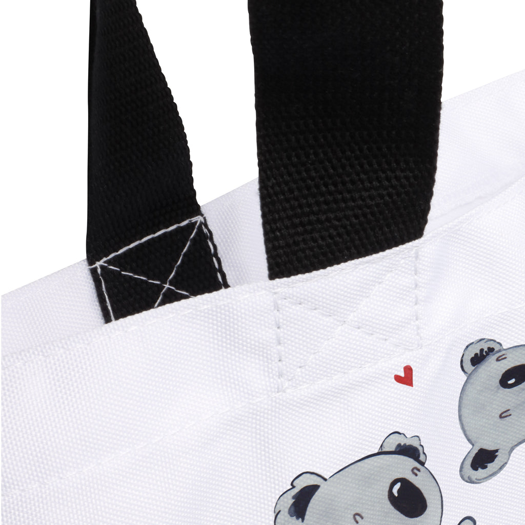 Shopper Koala Feiern Sich Koala, Familie, Geburtstag, Kind, Eltern, Herz, Liebe Beutel, Einkaufstasche, Tasche, Strandtasche, Einkaufsbeutel  Geburtstag, Geburtstagsgeschenk, Geschenk