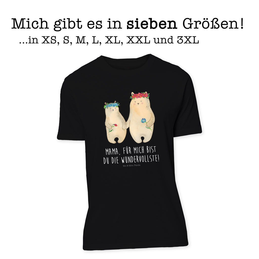T-Shirt Bären mit Blumenkranz