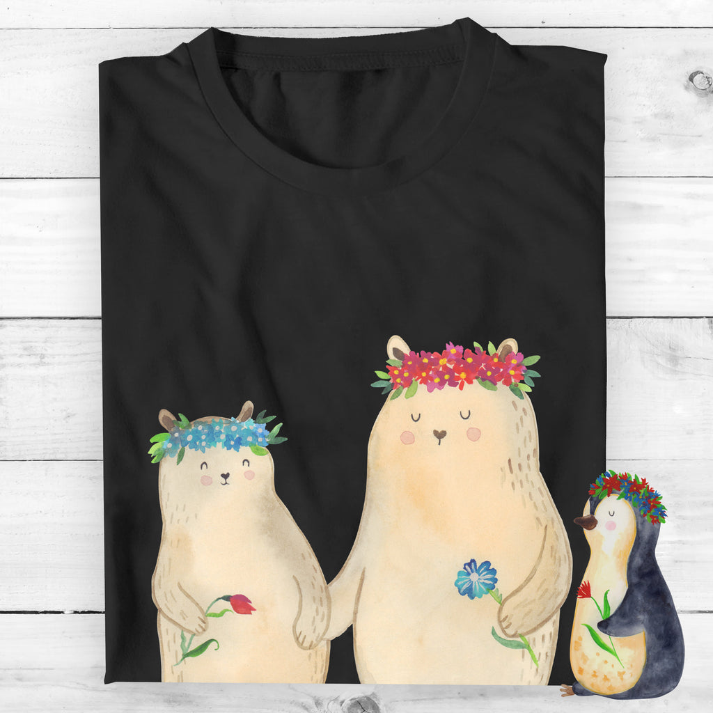 T-Shirt Bären mit Blumenkranz