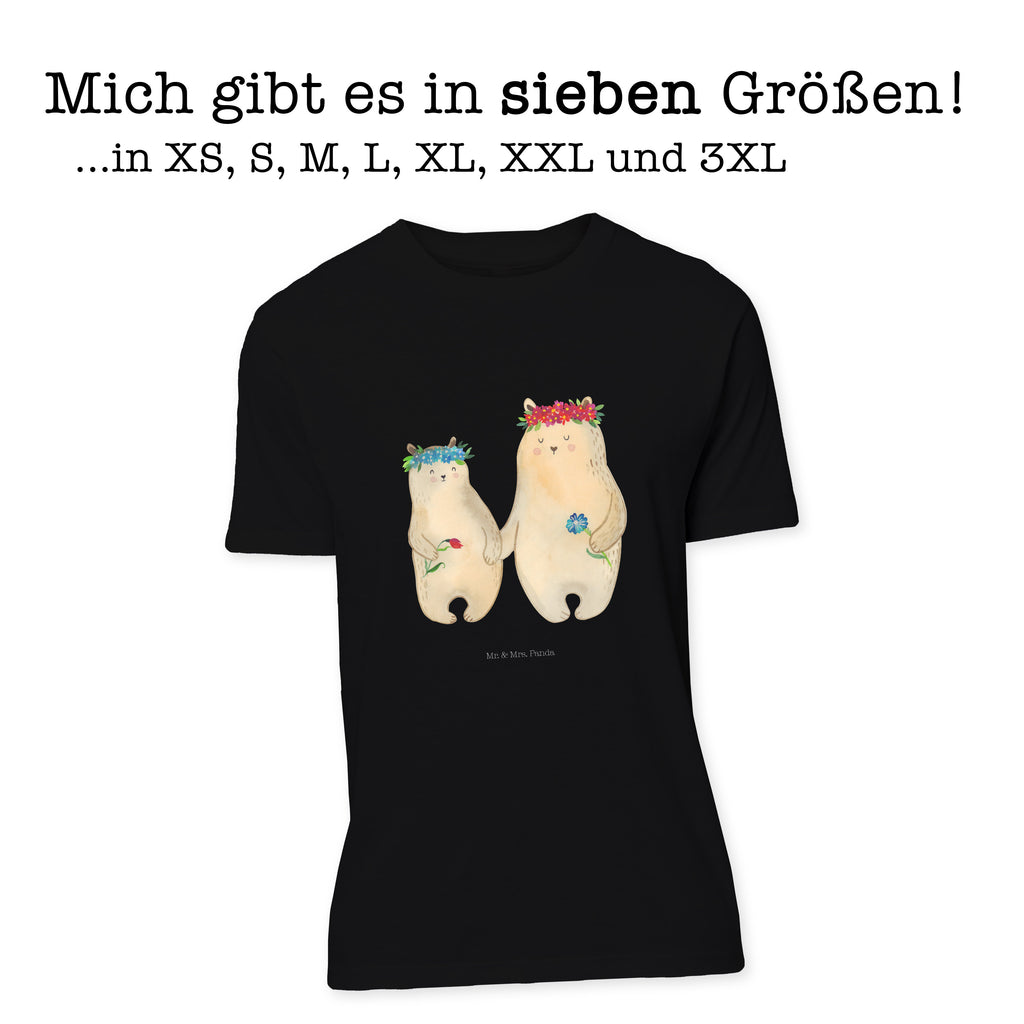 T-Shirt Bären mit Blumenkranz
