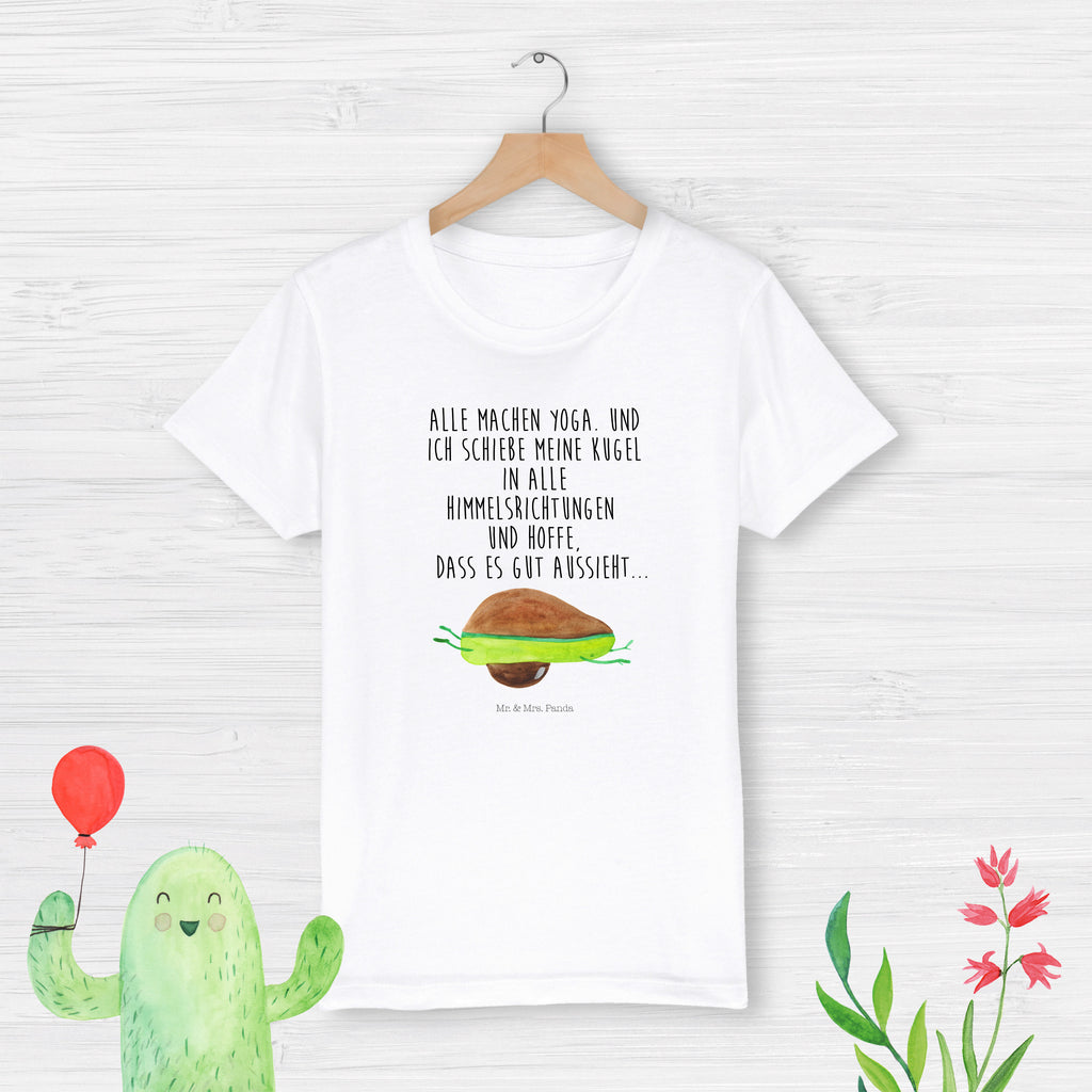 3-4 Jahre Kinder T-Shirt Avocado Yoga Avocado, Veggie, Vegan, Gesund, Avocado Yoga Vegan