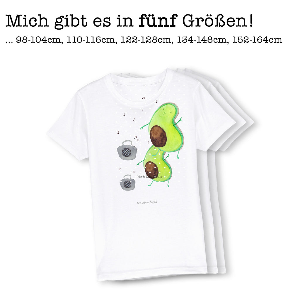 3-4 Jahre Kinder T-Shirt Avocado tanzt Avocado, Veggie, Vegan, Gesund