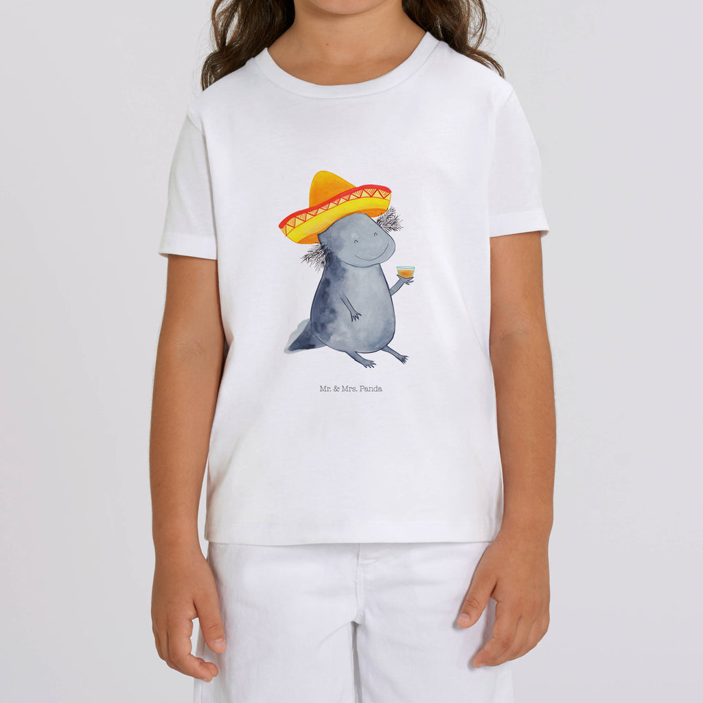 12-14 Jahre Kinder T-Shirt Axolotl Tequila Axolotl, Mexico, Mexiko, Sombrero, Zitrone, Tequila, Motivation, Spruch, Schwanzlurch, Lurch, Lurche, Axolot, Feuerdrache, Feuersalamander   Axolotl, Molch