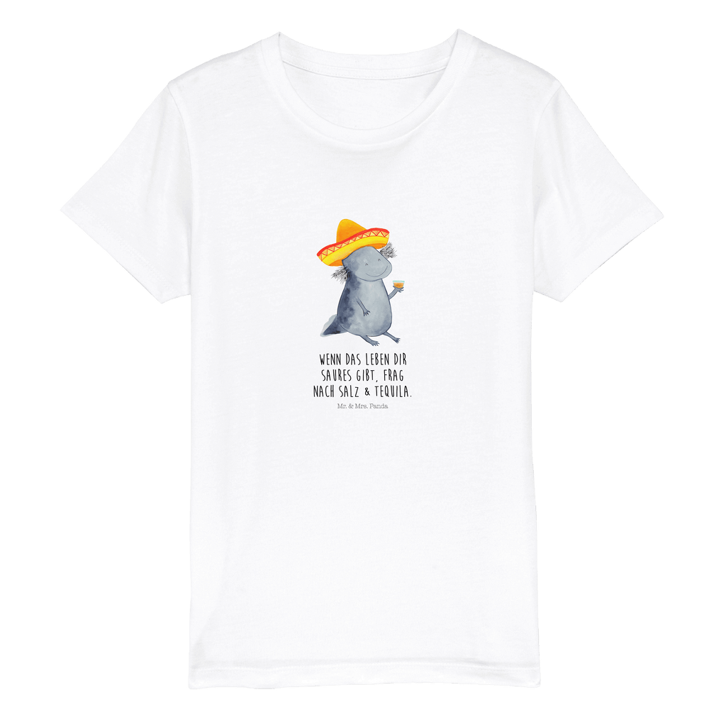 12-14 Jahre Kinder T-Shirt Axolotl Tequila Axolotl, Mexico, Mexiko, Sombrero, Zitrone, Tequila, Motivation, Spruch, Schwanzlurch, Lurch, Lurche, Axolot, Feuerdrache, Feuersalamander   Axolotl, Molch