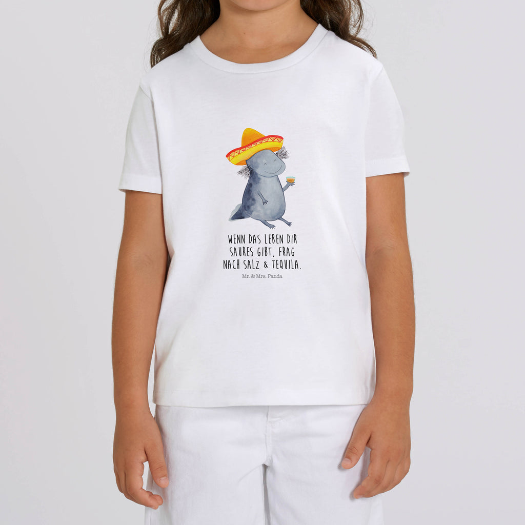 12-14 Jahre Kinder T-Shirt Axolotl Tequila Axolotl, Mexico, Mexiko, Sombrero, Zitrone, Tequila, Motivation, Spruch, Schwanzlurch, Lurch, Lurche, Axolot, Feuerdrache, Feuersalamander   Axolotl, Molch