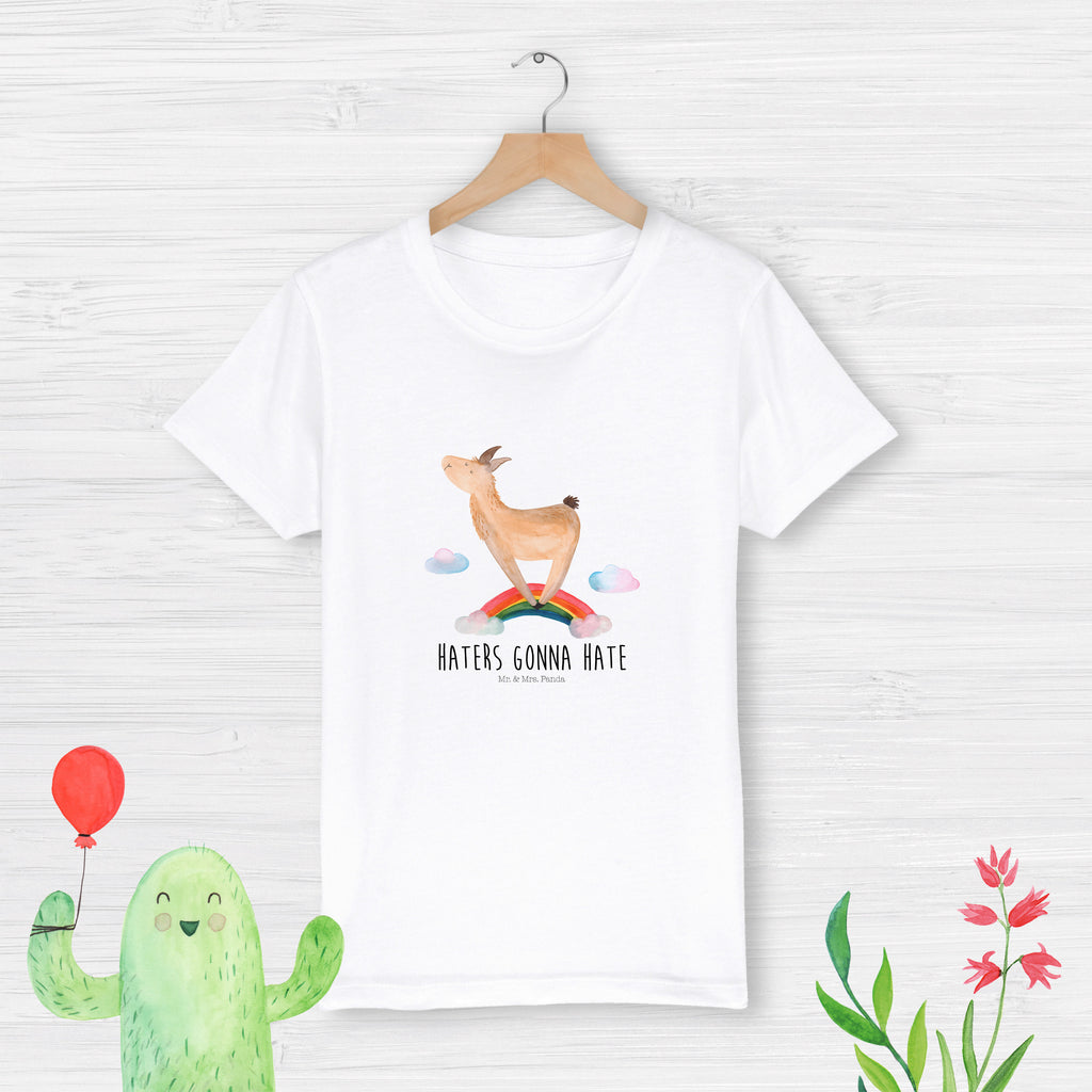 12-14 Jahre Kinder T-Shirt Lama Regenbogen Lama, Lamas, Regenbogen, Haters gonna hate, Haters, Selbstständig, Außenseiter, Schule, Abi, Hobby, Wolkenland, Freiheit	   Lama, Alpaka