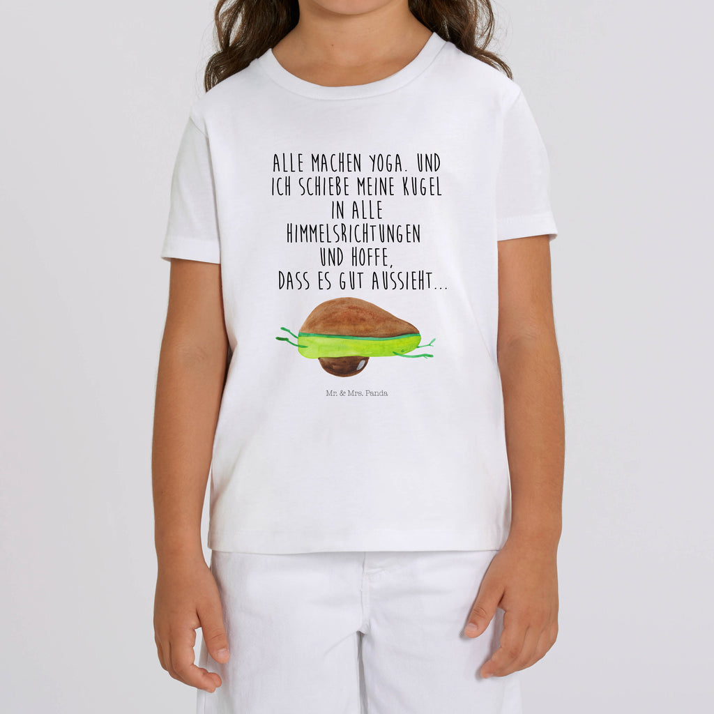 3-4 Jahre Kinder T-Shirt Avocado Yoga Avocado, Veggie, Vegan, Gesund, Avocado Yoga Vegan