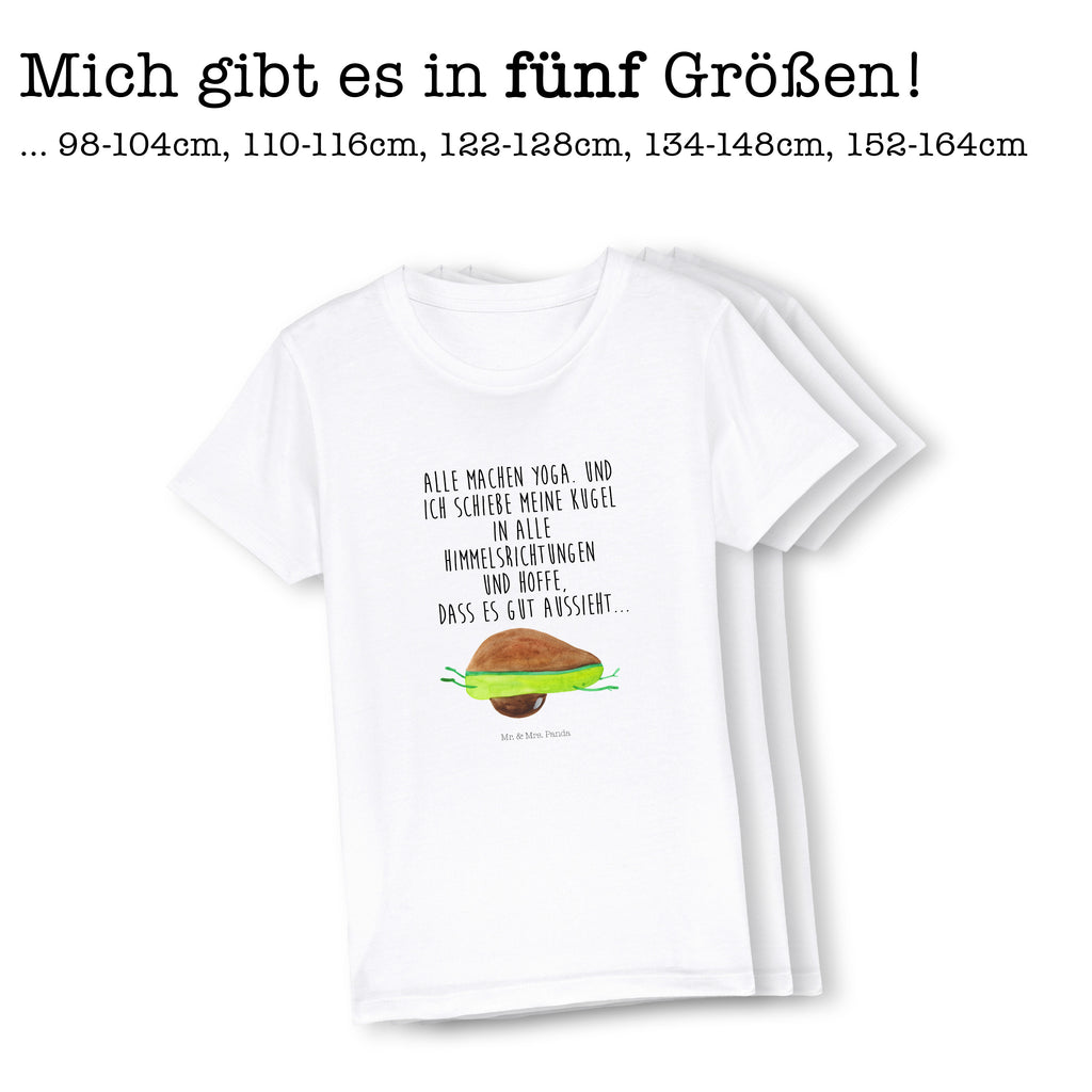 3-4 Jahre Kinder T-Shirt Avocado Yoga Avocado, Veggie, Vegan, Gesund, Avocado Yoga Vegan