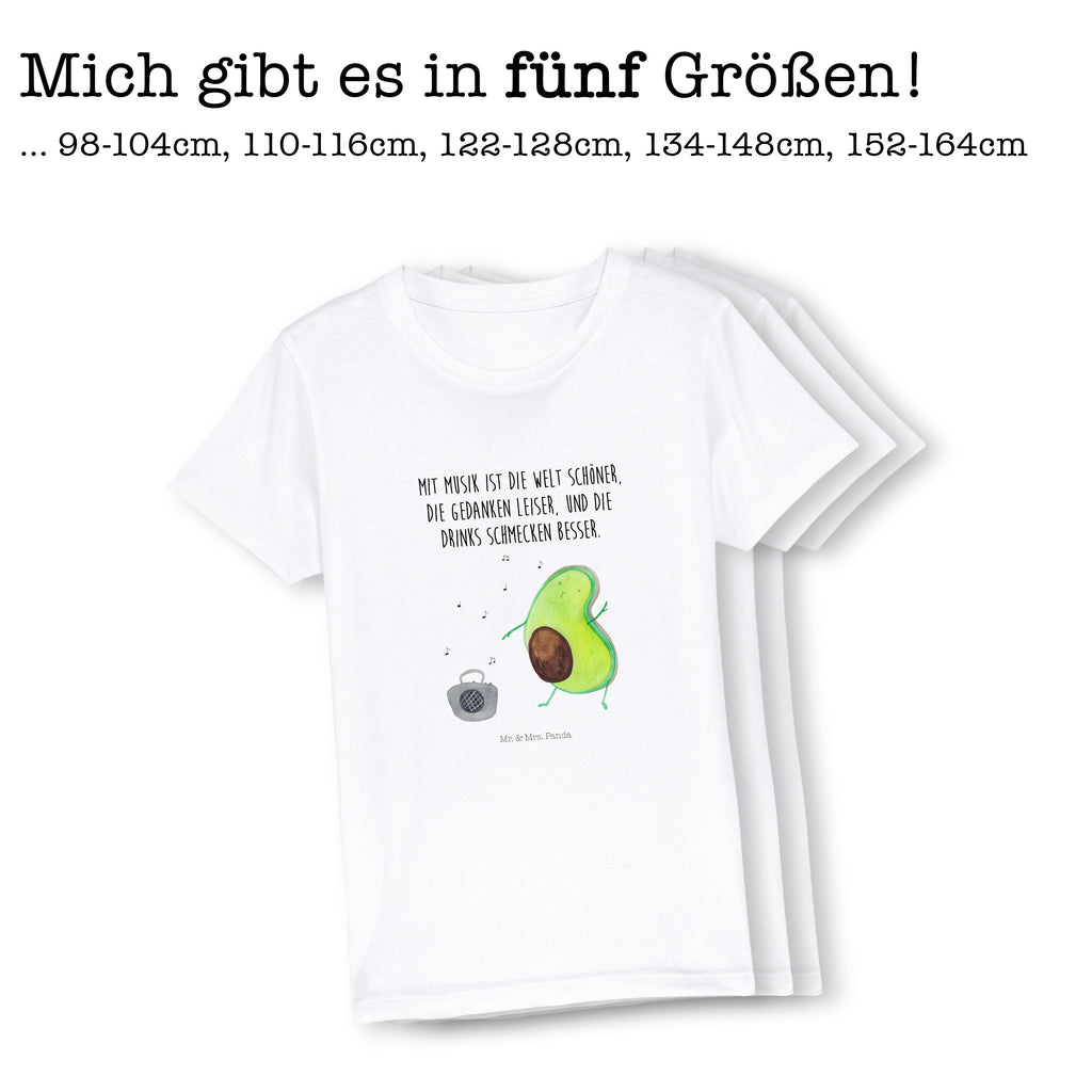 3-4 Jahre Kinder T-Shirt Avocado tanzt Avocado, Veggie, Vegan, Gesund